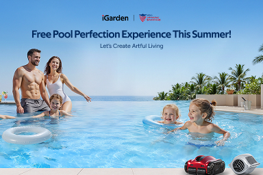 Découvrez la perfection de la piscine à la maison - Des essais gratuits des innovations de haute technologie en matière de piscine d'iGarden sont désormais disponibles en Californie