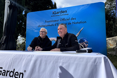 iGarden et la Fédération française de natation annoncent un partenariat stratégique exclusif et dévoilent une feuille de route pour le marché français