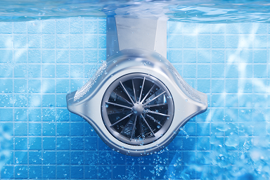 iGarden Swim Jet P230 vue de face dans une piscine souterraine