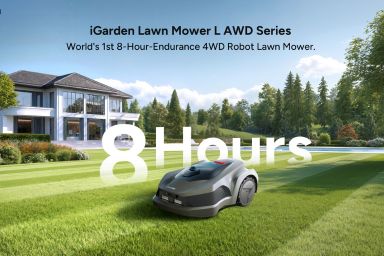 iGarden lance la série L AWD : la toute première tondeuse robotisée à quatre roues motrices d'une autonomie de huit heures