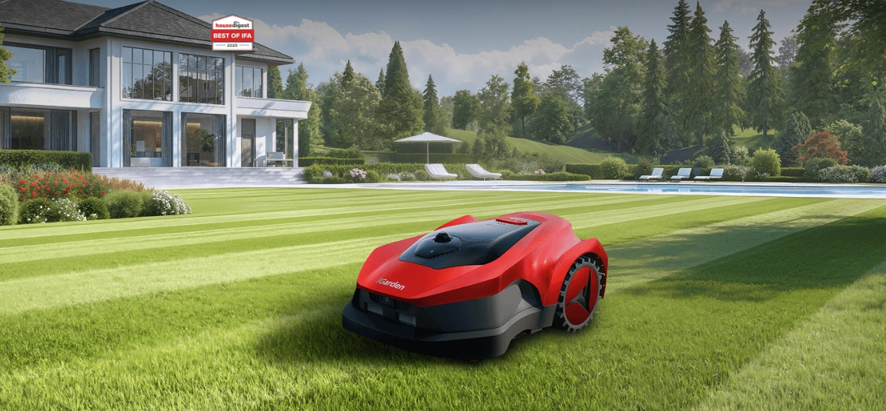 Le robot tondeuse sans fil iGarden Lawn Mower L AWD Series conquiert les pentes raides