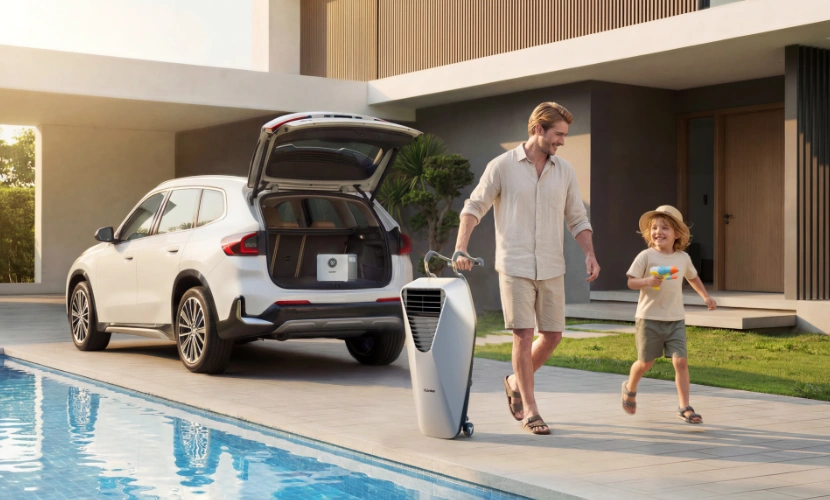 Conception sans fil alimentée par une batterie au lithium de l'iGarden Swim Jet X