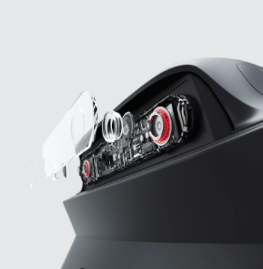 Gros plan sur les lectures de vision stéréo ultra-large à 160° iGarden R Series