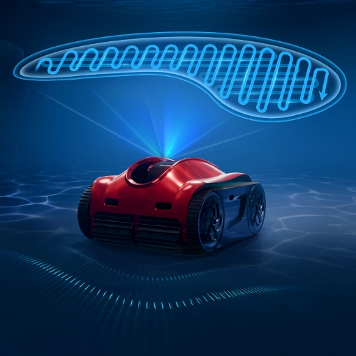 iGarden Pool Cleaner K Pro utilise une technologie de cartographie de précision de la piscine pour planifier les itinéraires de nettoyage